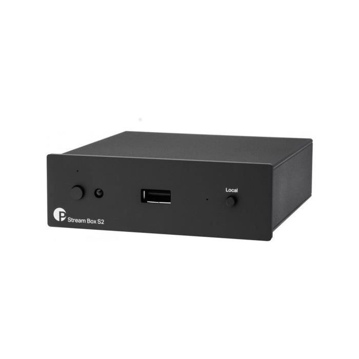 Pro-Ject Stream Box S2 Noir - DAC Audio USB et Lecteur Réseau - Sources Hi-Fi