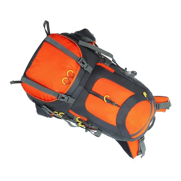 Pwshymi sac ?� dos de randonn?�e Sac ?� dos de Sports de plein air 50L, haute capacit?�, escalade 