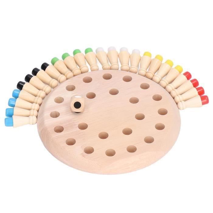 Jeu Backgammon Rotatif SAFIGLE - Plateau Bois Avec Pions | Jeu Société éducatif Pour Enfants Et Adultes