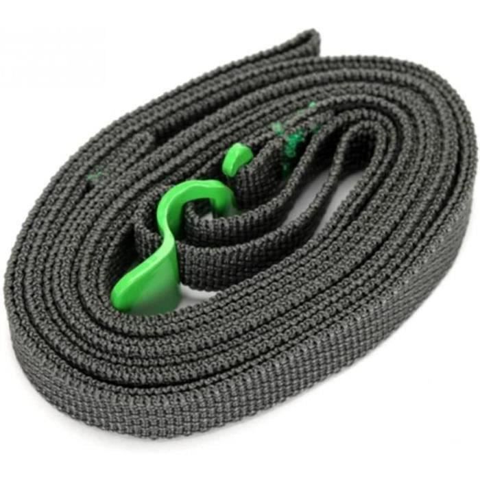Lot De 4 Cordes à Cliquet Réglables Avec Crochets - Longueur 4 M, Diamètre 4 Mm - Pour Suspendre Lampes, Plantes, Tentes