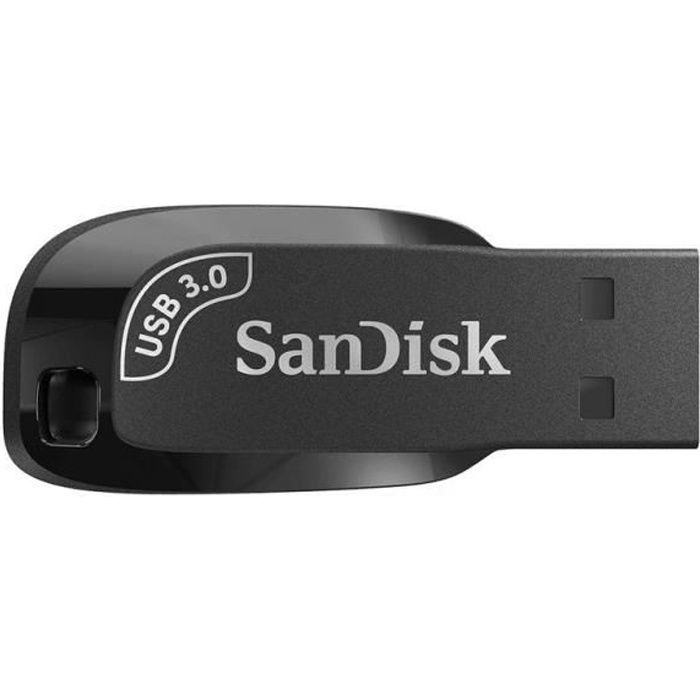 Clé USB Sandisk Ultra Shift 128 Go USB 3.0 100MB/s - Cdiscount Informatique