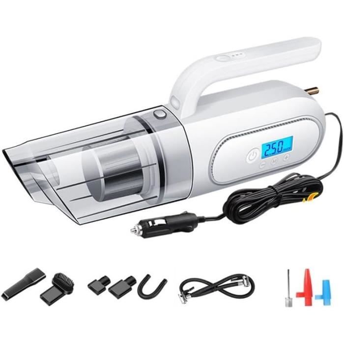Aspirateur à Main Sans Fil, 9000PA Aspirateur Voiture Puissant, 4 En 1 Aspirateur à Main Avec