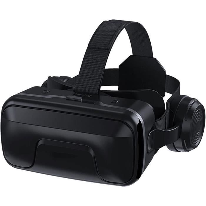 Casque VR 3D - Qualité Image 2K HD - Anti-Lumière Bleue - Compatible Android & IOS - Pour Films Et Jeux Immersifs