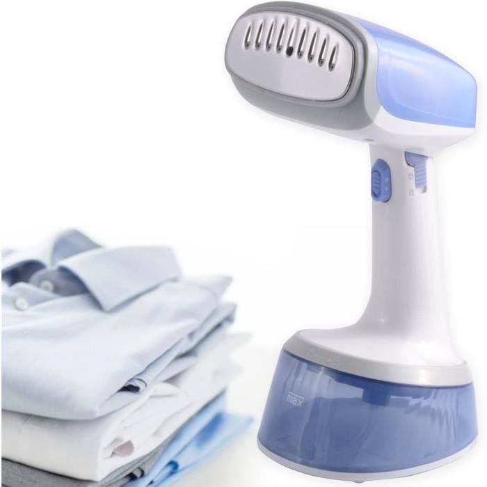 Défroisseur Vêtements Portatif à Main Pliable - Fer à Vapeur Vert Avec Poignée Rotative 180° Idéal Voyage Et Maison