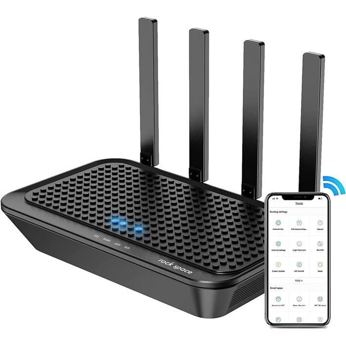 WiFi Router 6WAVLINK Dual Band 6000Mbps - Gigabit 5GHz/2.4GHz, 8x
