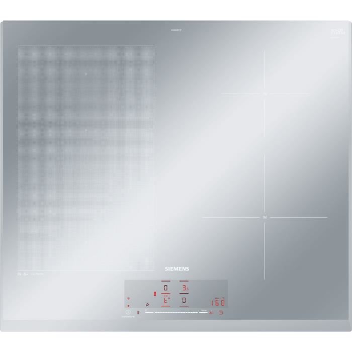 Table induction SIEMENS - 4 foyers - L59 x P52 cm - EX65KHEC1F