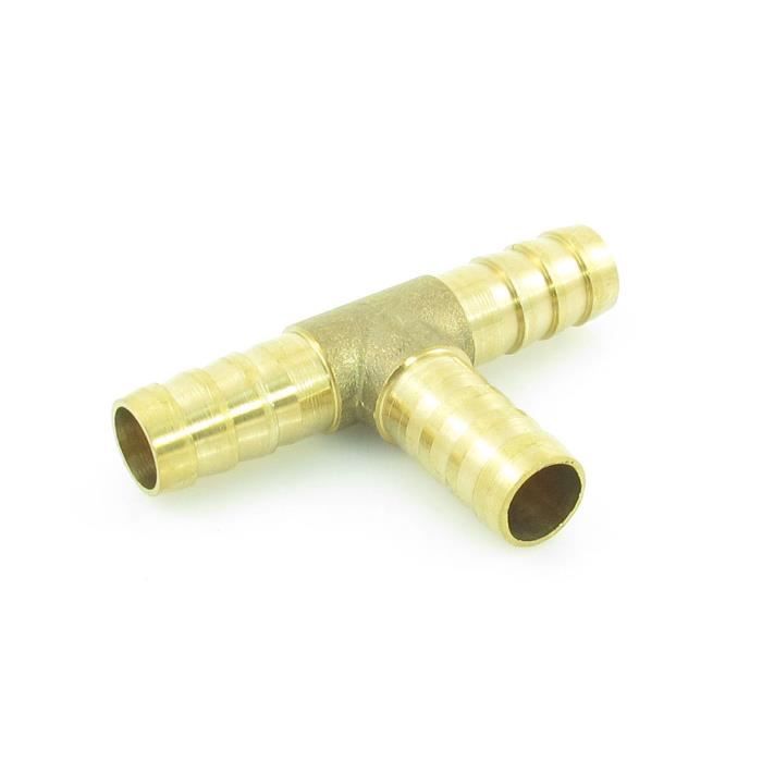 Tuyau Flexible En T Pour Gaz - 10mm Diamètre Intérieur, Connexion Barb, Marque Uxcell