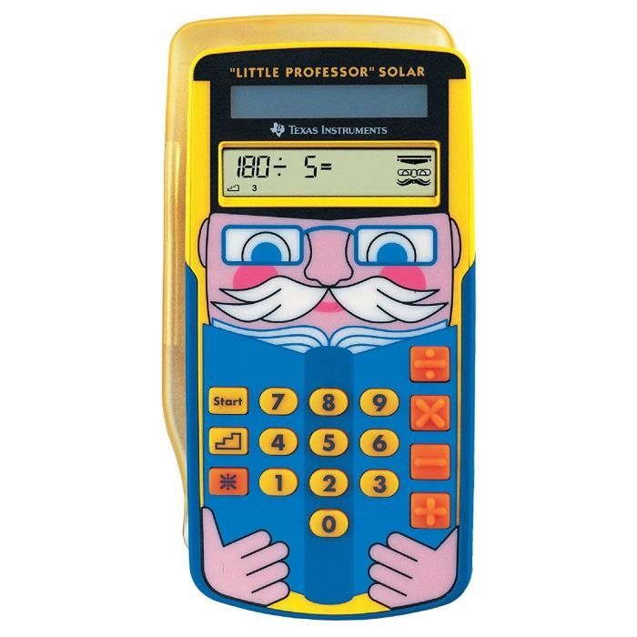 Texas Instruments LPROFSOLAR Little Professor Calculatrice solaire d'apprentissage: Fournitures de bureau