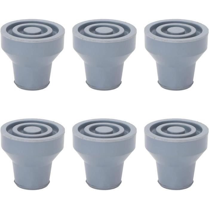 Embout Antidérapant Caoutchouc Pour Canne/béquilles - Diamètre 19 Mm - Lot De 4 - Neuf