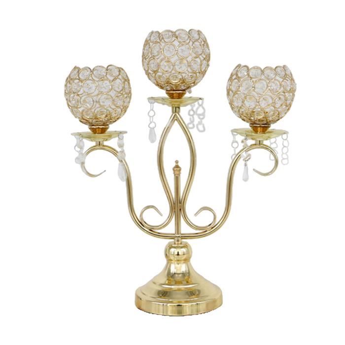Bougeoir De Sol Élégant 125 Cm Avec Abat-jour En Acrylique Doré - Parfait Pour Bougies LED, Mariages & Décoration Intérieure
