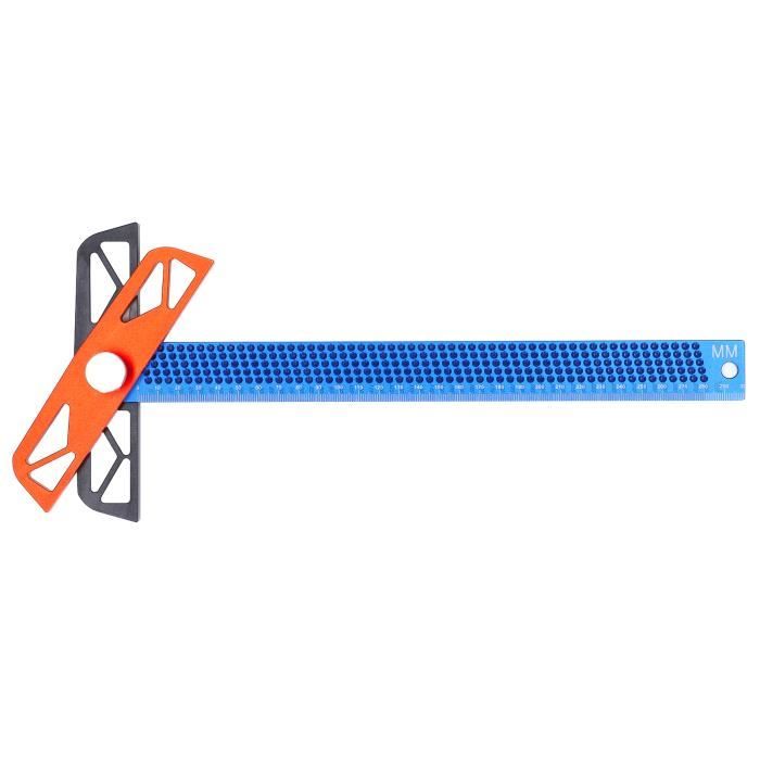 Equerre Menuisier Règle De Traçage Menuisier - Outil Marquage Bois - Mesure Précise Alliage Aluminium - 210 Mm Arme De Defense Electrique