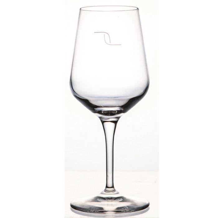 Lot De 6 Verres à Vin En Cristal RCR - 29 Cl - Design Tatouage - Fabriqué En Italie - Lave-vaisselle