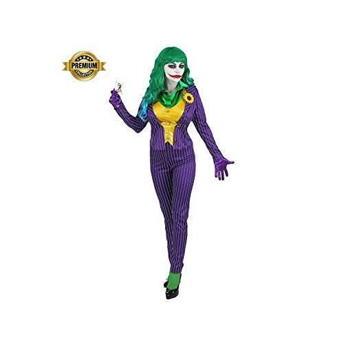 Widmann WDM08032 - COMMUTATEUR KVM - déguisement de Joker chiflado pour femme M