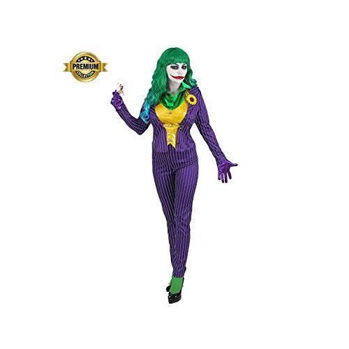Déguisement - WIDMANN - WDM08032 - Joker fou femme - Costume complet - Multicolore Déguisement - WIDMANN - WDM08032 - Joker fou femme - Costume complet - Multicolore