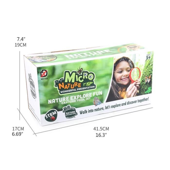 PLAY Attrape Insecte pour Enfants, Aspirateur Insecte avec Loupes pour Enfants, Attrape Araignée avec Aspiration Super Puissante, Exterieur Jouets Cadeaux pour Enfants de 3 Ans PLAY Attrape Insecte pour Enfants, Aspirateur Insecte avec Loupes pour Enfants, Attrape Araignée avec Aspiration Super Puissante, Exterieur Jouets Cadeaux pour Enfants de 3 Ans