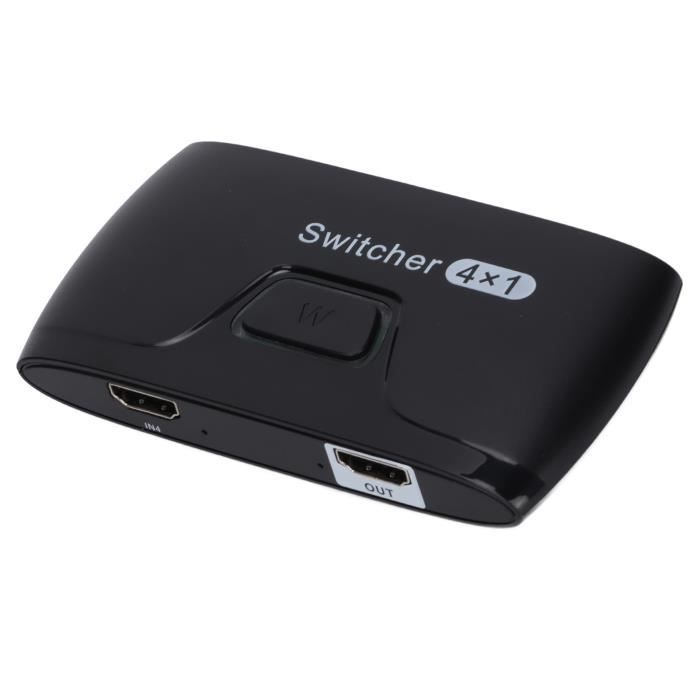 SABRENT KVM Commutateur 4 PC - Switch USB 3.2 4 Ports Avec Indicateurs LED - Plug & Play