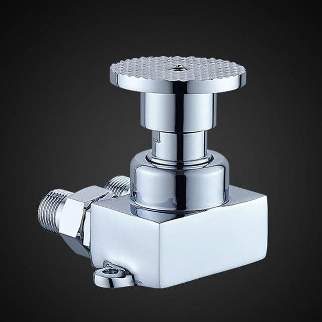 Robinet De Lavabo à Pédale – Cuivre, Filetage G1/2, Hygiène Labs & Hôpitaux