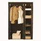 Tissu Armoire Penderie Souple Armoire De Rangement Cafe Xl 110