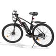 Vélo électrique 27.5" 250W 36V 13Ah - VTT Électrique - Shimano 7 vitesses - 3 Modes de conduite - Adulte - Noir-1