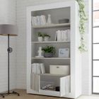 Bibliotheque Blanc Laque Et Couleur Pin Moderne Mabel 3 L 110 X P 42 X H 144 Cm Blanc Achat Vente Bibliotheque Bibliotheque Blanc Laque Et Bientot Le Black Friday Cdiscount