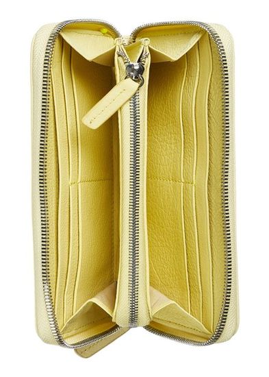 Marc O'Pol o Porte-monnaie jaune clair pour femme - Finija Zip