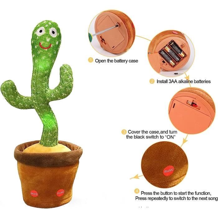 Peluche cactus dansant