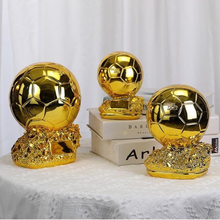 or 21cm - Trophée de Football en résine dorée, Champion de Match de  Football, réplique Souvenir, tasse Souven