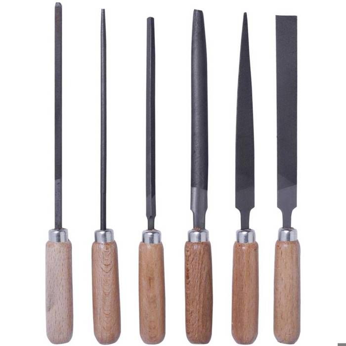 Saipor Lot de 10 mini limes à aiguilles diamantées pour bijoutiers, métal, céramique, pierre, verre, bois - 3 x 140 mm