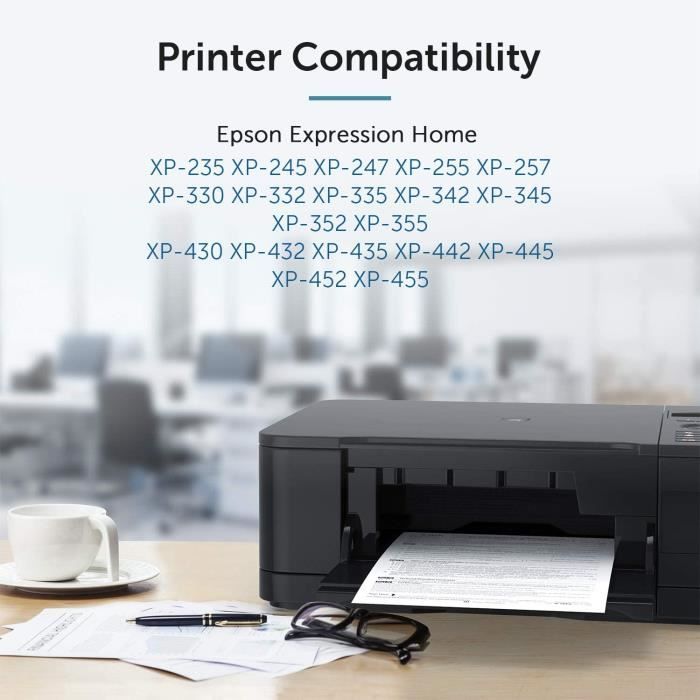 Cartouche d'encre pour imprimante Epson XP-245, XP 245, XP 335, XP 445, XP  247