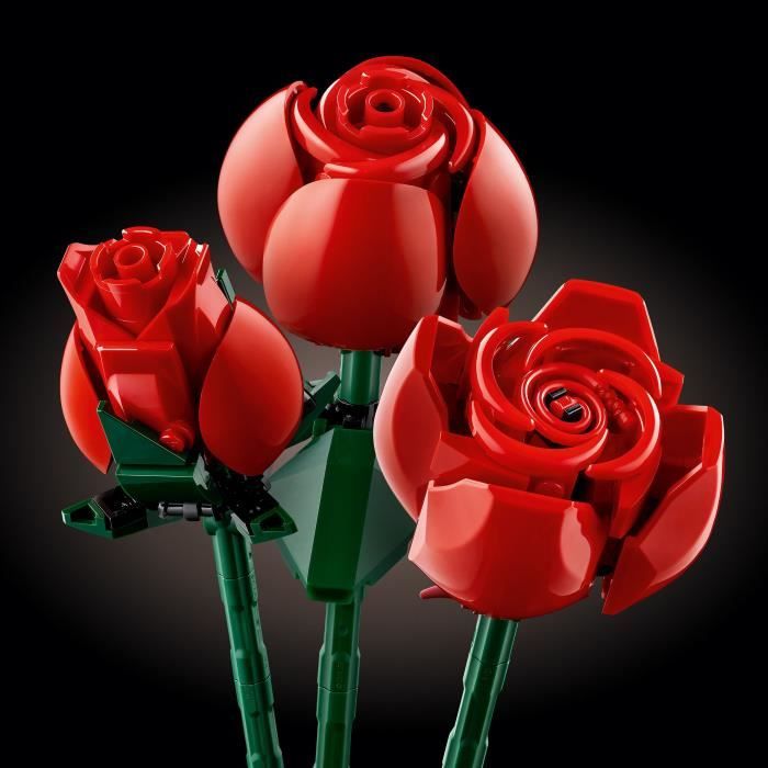 LEGO® 10328 Icons Le Bouquet de Roses, Fleurs Artificielles pour Décorer, Cadeau de Saint