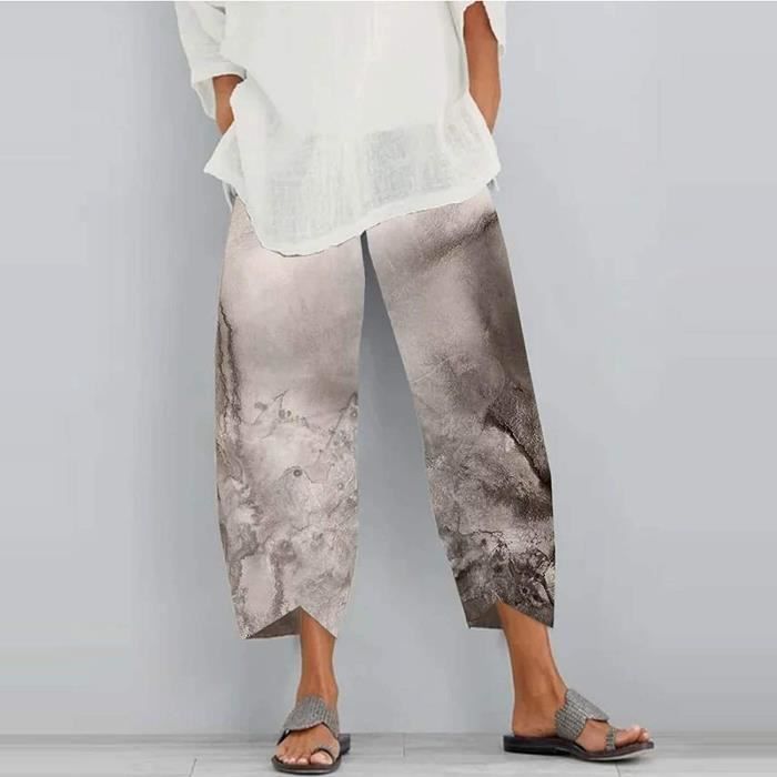 Pantalon femme grande taille sales pas cher