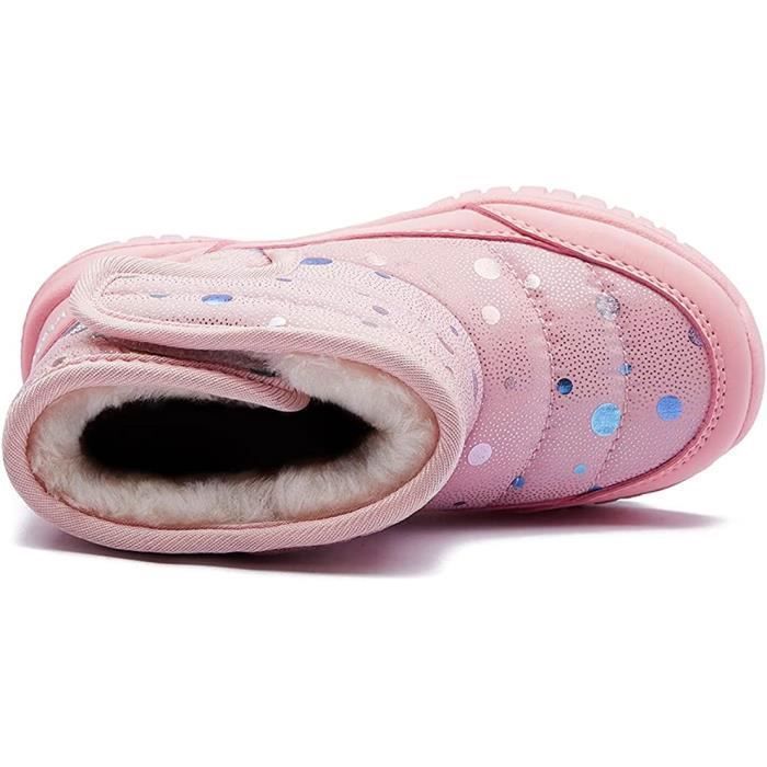 Chaussures De Sport Fille Hiver - Doublure Chaude, Semelle Antidérapante, Orthopédiques, Légères, Pour école Et Jeux