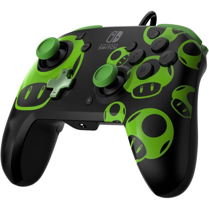 PDP - Manette de jeu sans fil REMATCH GLOW Super Icons pour Nintendo Switch et Switch OLED