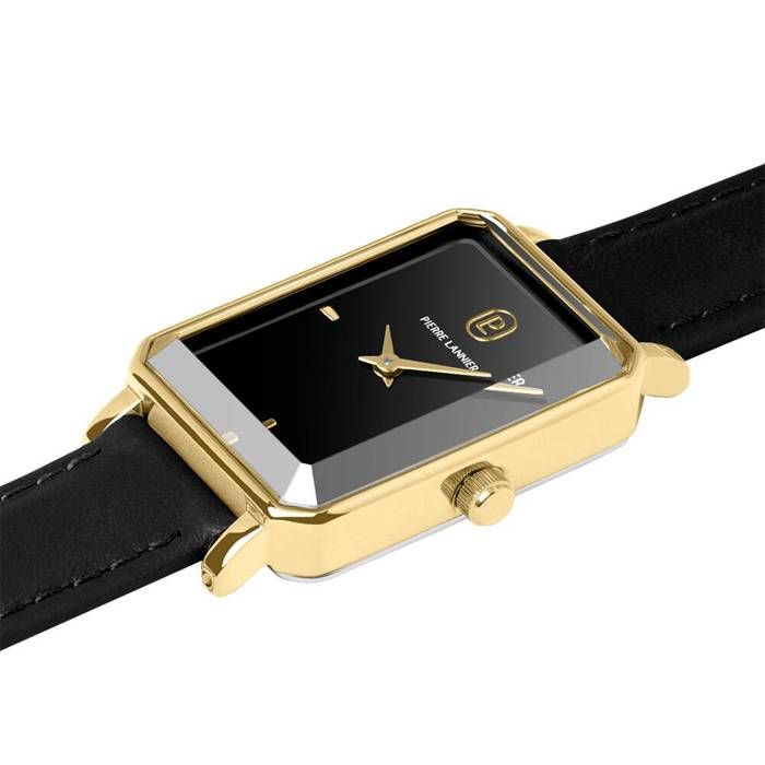 Bracelet Cuir Montre Noir Et DorÃ© Femme Montre Femme, Boîte En