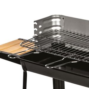 Grille Barbecue Acier Inoxydable 48x48cm - Barres 4/6mm Qualité Alimentaire