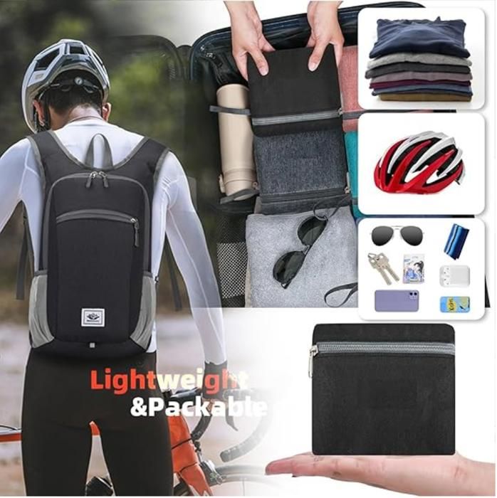 Sac à Dos Pliable Ultraléger 20L Zimoer - Randonnée, Voyage, Étanche - Homme Femme