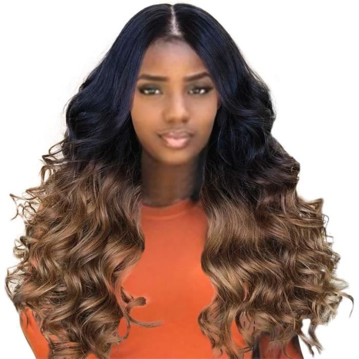Perruque naturelle hot sale carré plongeant