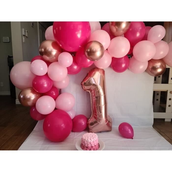 DAZAKA Ballons Anniire Rouge 50 Pièces - 12 30 cm - LATEX NATUREL  Biodégradable Ballon Gonflable Hélium Balloauuche Décorat69 - Cdiscount  Maison