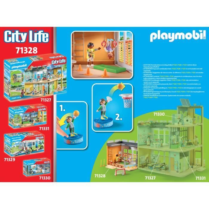 PLAYMOBIL - Bus scolaire - City Life - Mixte - A partir de 4 ans - 13  pièces - Cdiscount Jeux - Jouets