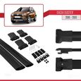 Compatible avec Dacia Duster 2010-2014 Barres de Toit FLY Modèle Railing Porte-Bagages de voiture NOIR-3