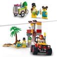 LEGO® 60328 City Le Poste De Secours sur La Plage, Jouet de Construction, Quad et Plaque Route, Cadeau pour Enfants +5 Ans-3