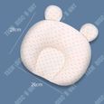 TD® Oreiller bébé anti-biais tête latex oreiller couche d'air coton bébé oreiller stéréotypé oreiller nouveau-né amovible et-3