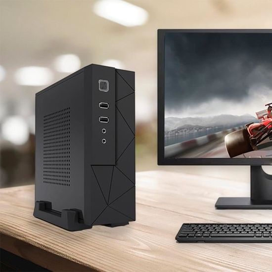 Boîtier PC Mini-ITX Portable - Alliage Aluminium, 8,1L, 312x135x193 Mm - Compatible SFX, GPU Double Fente