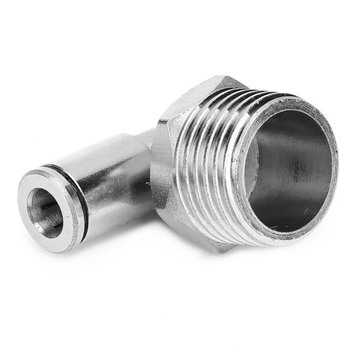 Raccord rapide tube Ø 6 mm à 8 mm air comprimé connecteur pneumatique joint  joint : : Bricolage