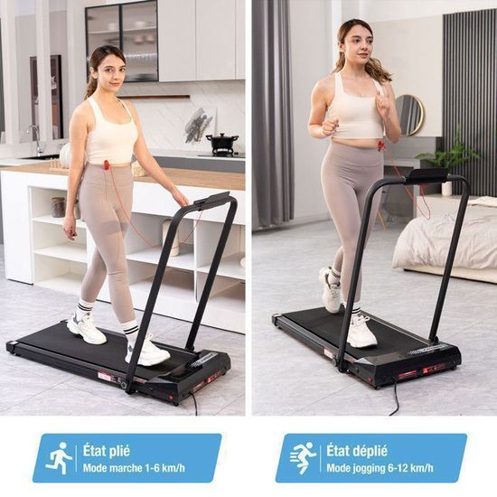 CITYSPORTS Tapis de marche avec fonction de massage incliné de 6 %, tapis de course 2 en 1 sous le bureau et tapis de course de massage pour la maison/le bureau, tapis CITYSPORTS Tapis de marche avec fonction de massage incliné de 6 %, tapis de course 2 en 1 sous le bureau et tapis de course de massage pour la maison/le bureau, tapis
