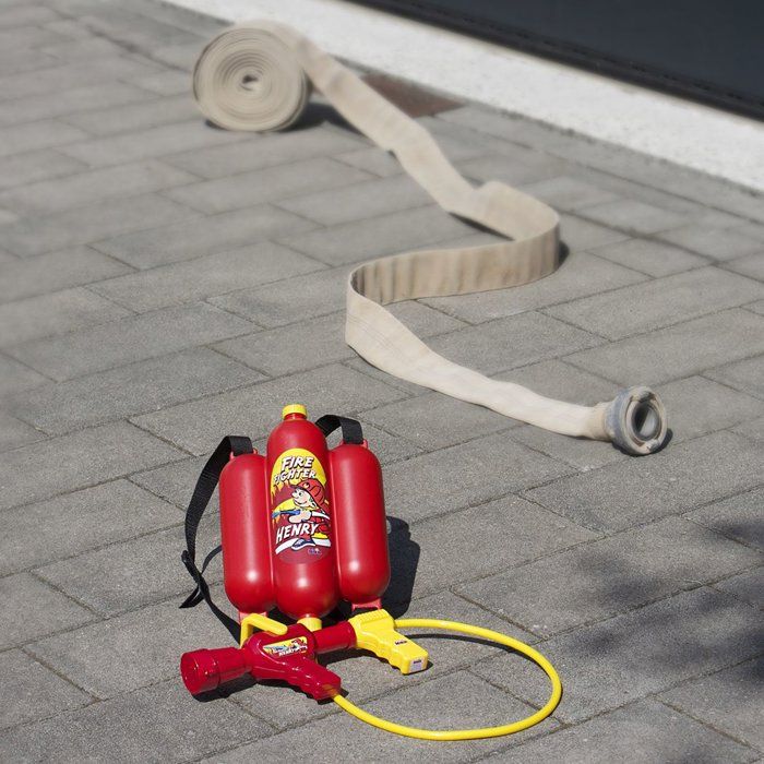 YOSOO Pistolet à eau réaliste pompier pour enfants jouet estival plage