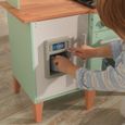KidKraft - Cuisine en bois Mid-Century pour enfant - four, micro-ondes et distributeur de glaçons inclus - EZ Kraft-5