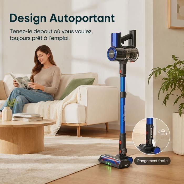 Aspirateur balai sans fil VC50 - Aspiration puissante