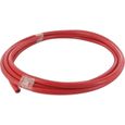 Câble batterie rouge à 6 conducteurs avec gaine poly vinyl type 2- 60V 6GA, L: 3 m, diamètre câble int: 5,5 mm, diamètre ext: 9 mm-0