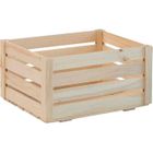 ASTIGARRAGA KIT LINE Caisse de rangement à lattes pin massif - 30 x 22 x 16 cm - bois brut